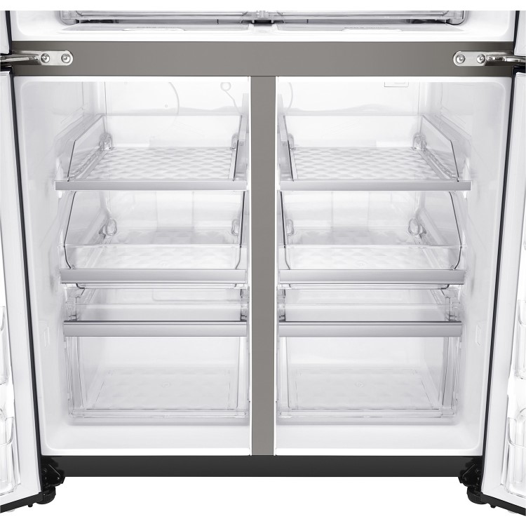 LG 638 Litre Four Door American Fridge Freezer - Matte Black