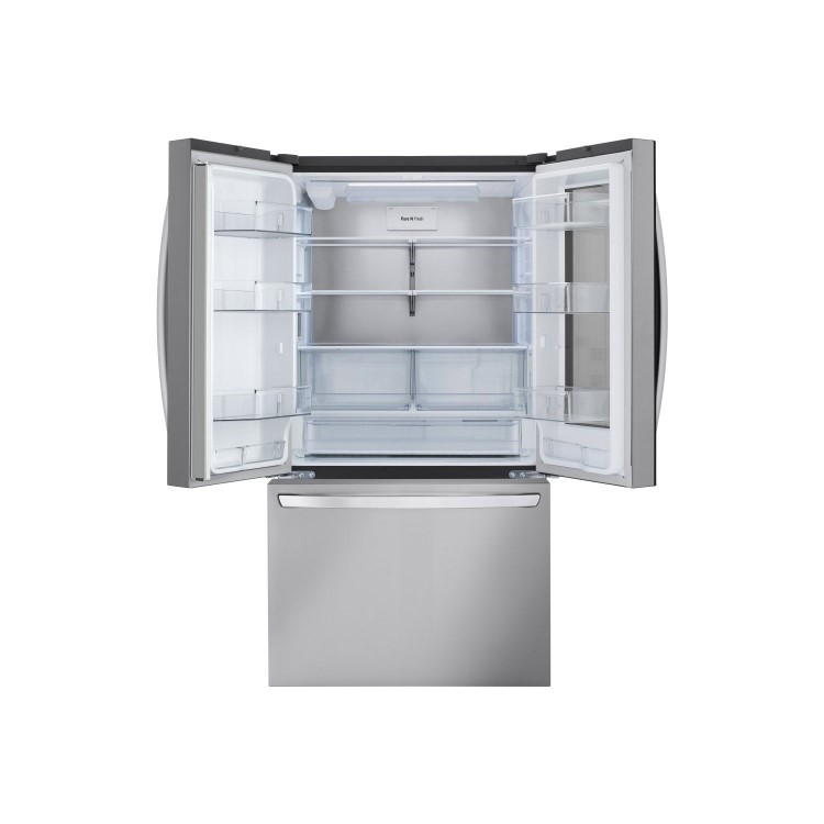 LG InstaView 750 Litre French Door American Fridge Freezer - Stainless Steel