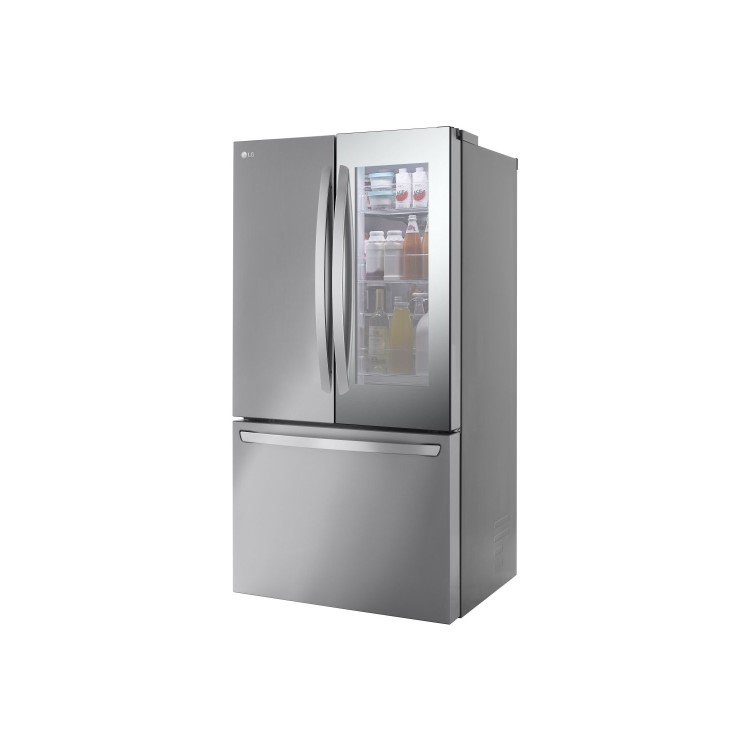 LG InstaView 750 Litre French Door American Fridge Freezer - Stainless Steel