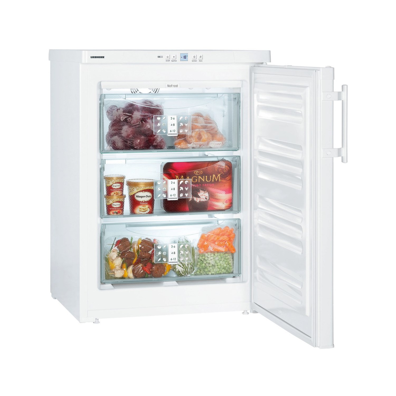 Liebherr 91 Litre Undercounter Freestanding Freezer - White