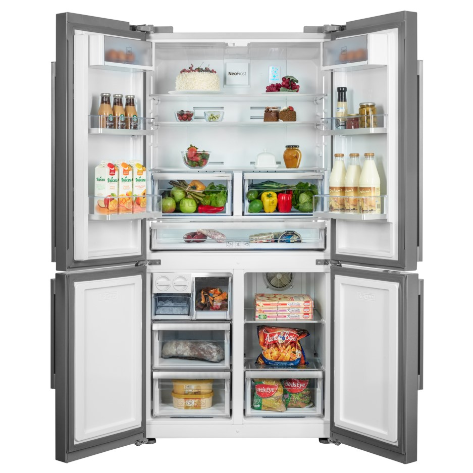 Beko GN1416221ZX Frost Free Four Door Americanstyle Fridge Freezer Stainless Steel Beko GN1416221ZX Frost Free Four Door Americanstyle Fridge Freezer Stainless Steel