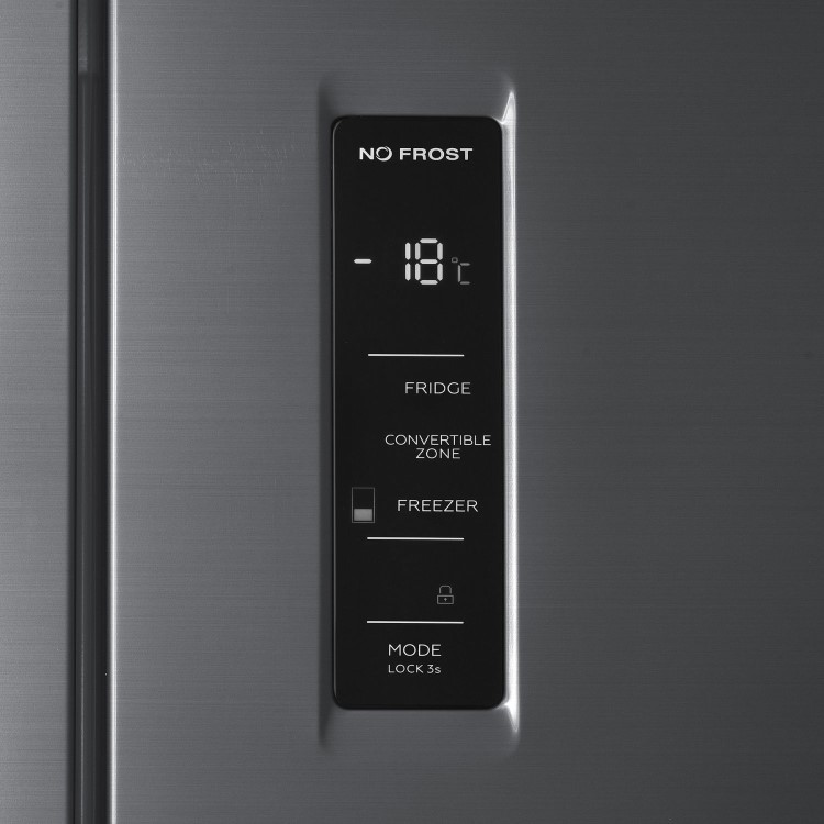 Beko 532 Litre Four Door American Fridge Freezer - Stainless Steel