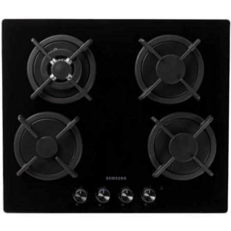 Samsung GN642HFGD 60cm Wide 4 Burner Gas-on-glass Hob Black