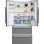 Beko HarvestFresh 539 Litre American Fridge Freezer - Stainless Steel