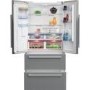 Beko HarvestFresh 539 Litre American Fridge Freezer - Stainless Steel