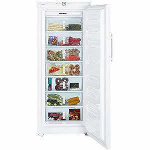 liebherr GNP3666 Premium NoFrost 175x70cm 7-drawer Upright Freestanding Freezer White
