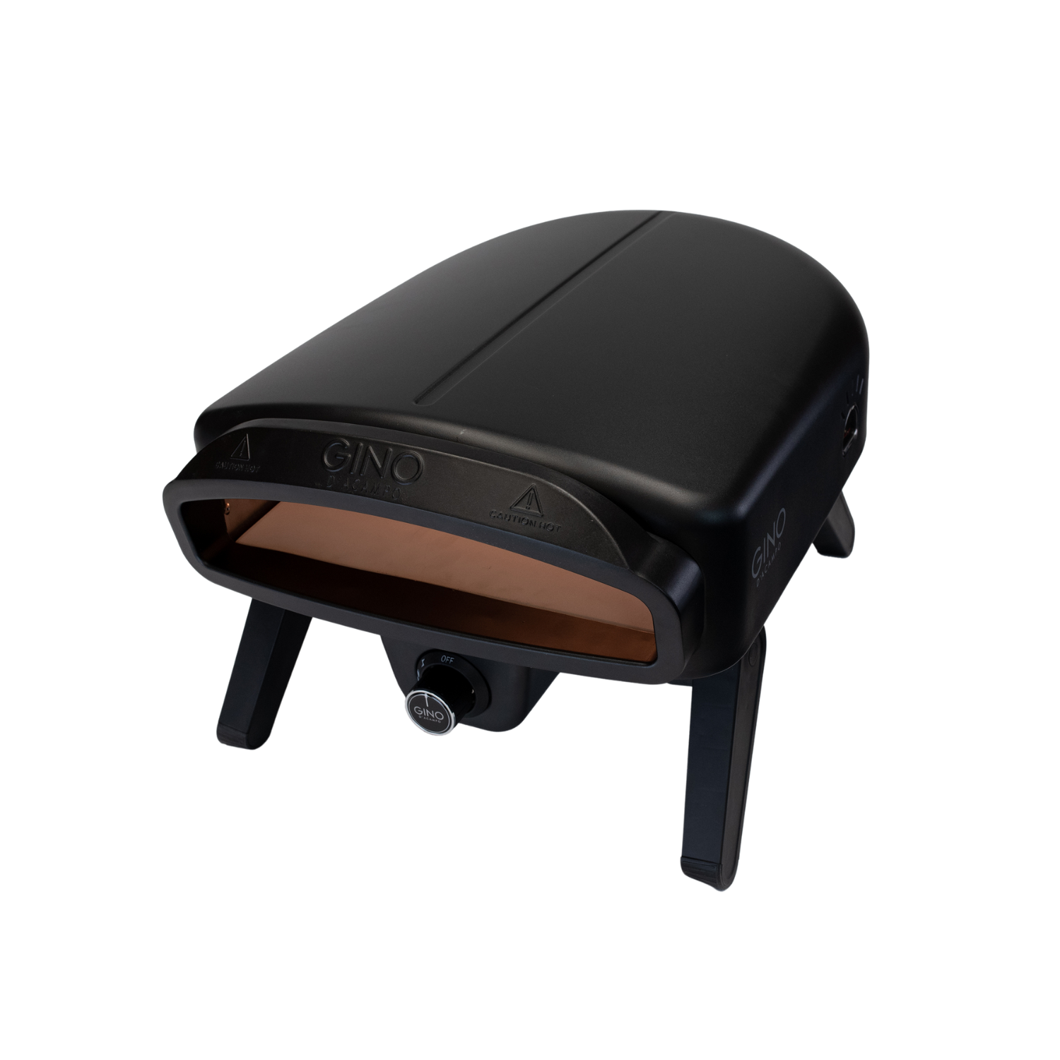 Gino D'acampo Black 14 Gas Fired Pizza Oven - Vesuvio Size 65