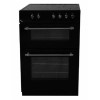 Servis GR60CK 60cm Classic Black Electric Cooker With Double Oven And Ceramic Hob