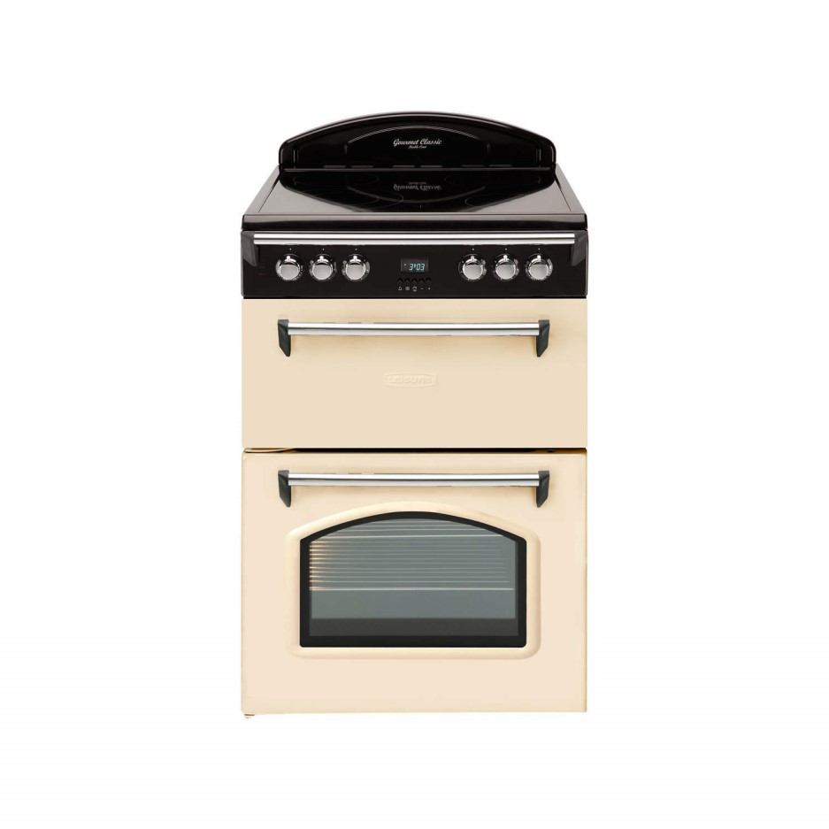 LEISURE GRB6CVC Heritage Double Oven 60cm Electric Cooker Cream