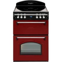 Leisure GRB6CVR Heritage Double Oven 60cm Electric Cooker - Red