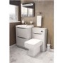 Grey Free Standing Bathroom Vanity Unit & Basin - W600 x H850mm -Oakland