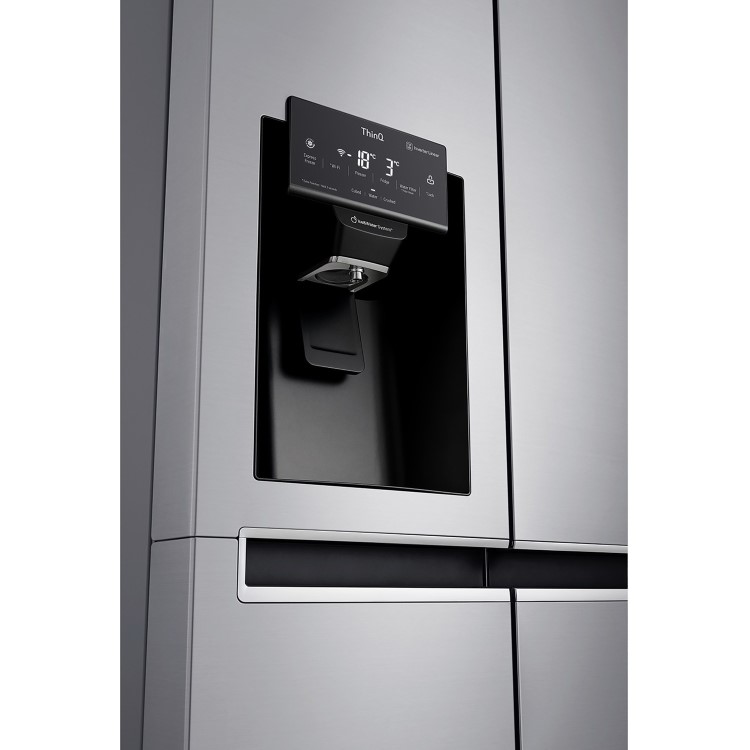 LG 625 Litre American Fridge Freezer - Stainless steel