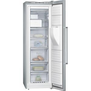 Siemens GS36DPI20 60cm Wide Frost Free Freestanding Upright Freezer - Stainless Steel