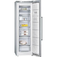Siemens GS36NAI31 60cm Wide Frost Free Freestanding Upright Freezer - Silver