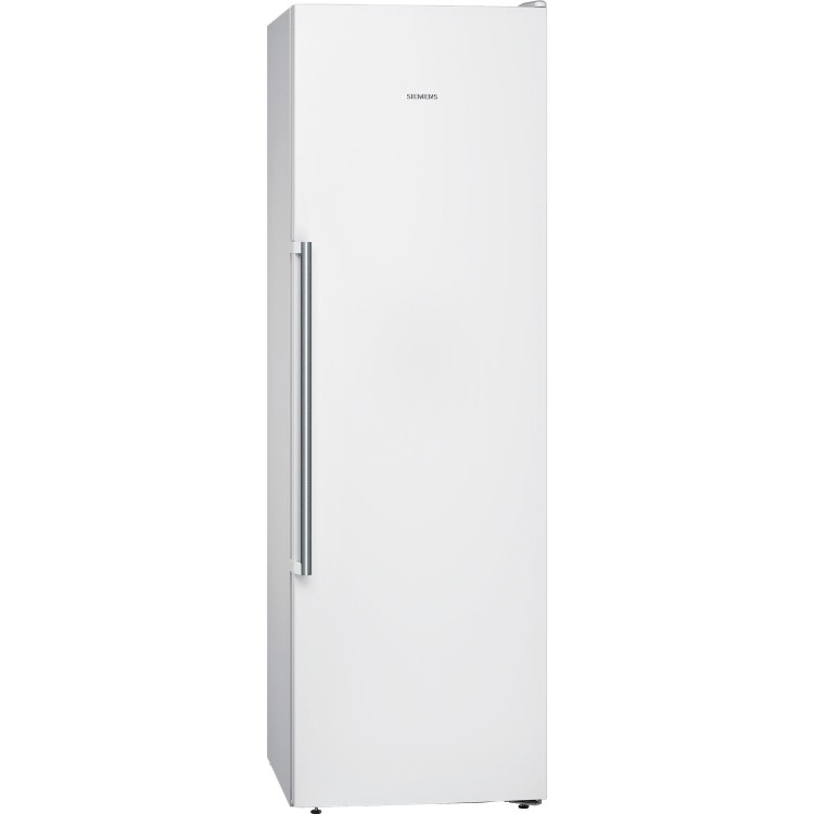 Siemens GS36NAW3P iQ500 242L 186x60cm NoFrost Upright Freezer - White