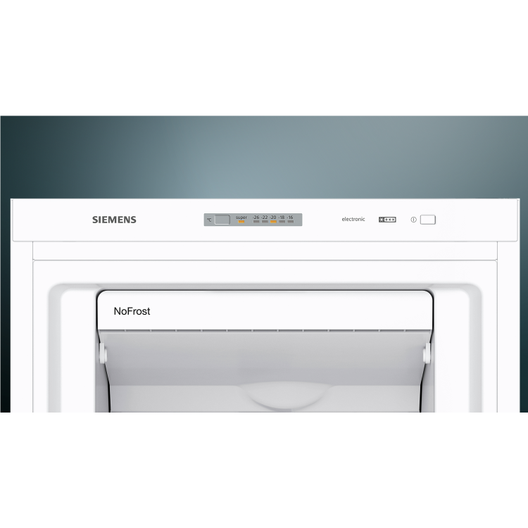 Siemens GS36NVW3PG 186x60cm 242L No Frost Freestanding Freezer - White