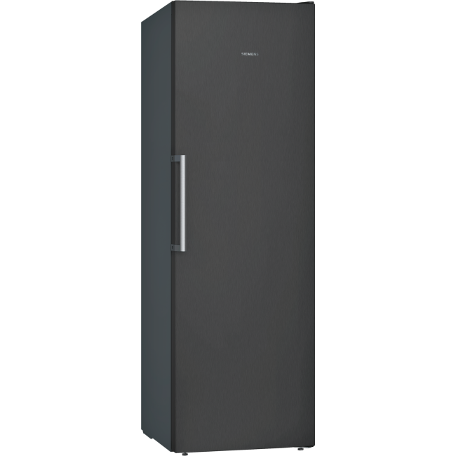 Siemens GS36NVX3PG 186x60cm 242L Frost Free Freestanding Upright Freezer - Anti-fingerprint Black Steel