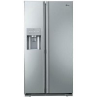 LG GS5163AVJV Side-by-side Fridge Freezer In Brushed Steel