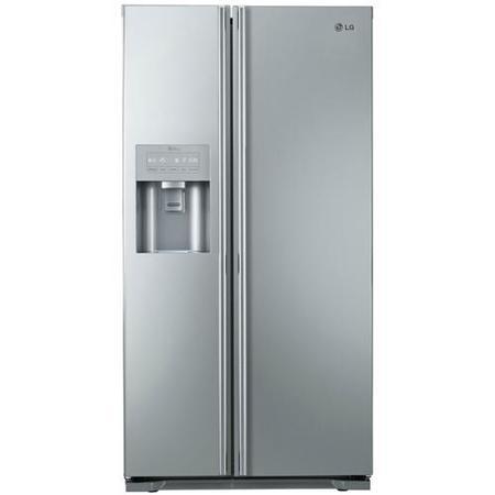 LG GS5163AVJV Side-by-side Fridge Freezer In Brushed Steel