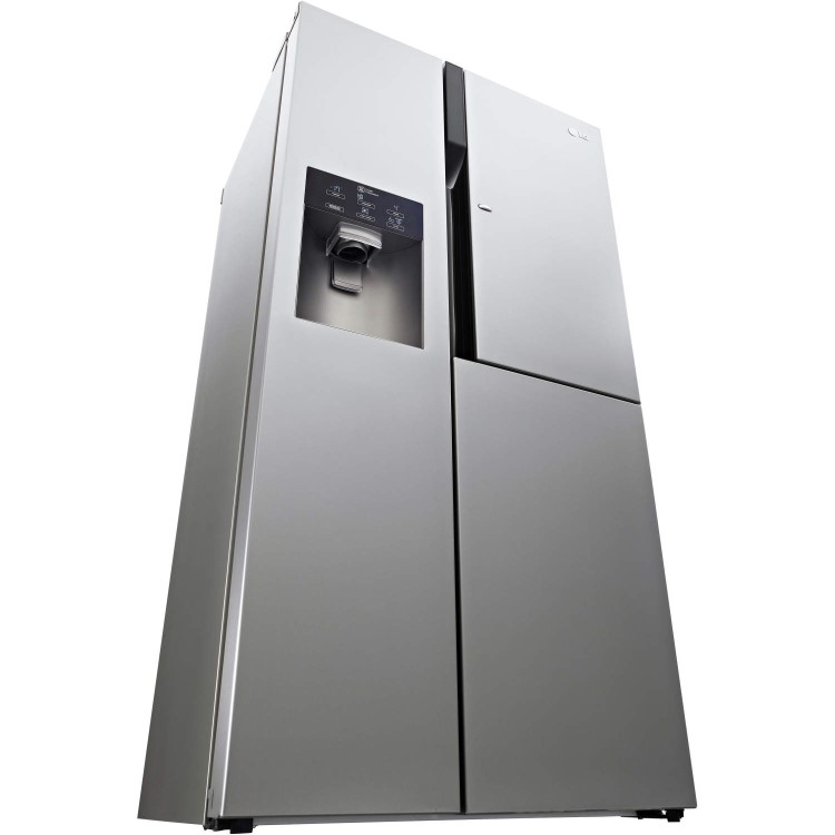 LG GS9366AEAV American Style Fridge Freezer With Smart Eco Door Brushed Steel
