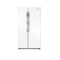 LG GSB325SWQV Basic American Fridge Freezer - Super White