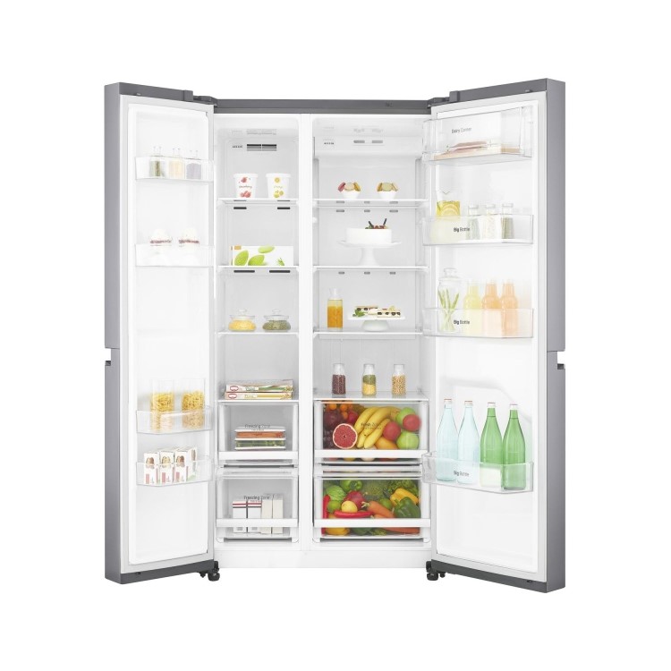 LG GSB760PZXZ American Side By Side Fridge Freezer Shiny Steel