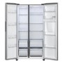 LG 595 Litre Side-By-Side American Fridge Freezer - Prime Silver