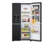 LG InstaView 635 Litre Side-by-Side American Fridge Freezer - Black
