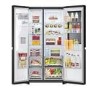 LG InstaView 635 Litre Side-by-Side American Fridge Freezer - Black