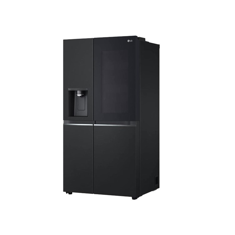 LG InstaView 635 Litre Side-by-Side American Fridge Freezer - Black