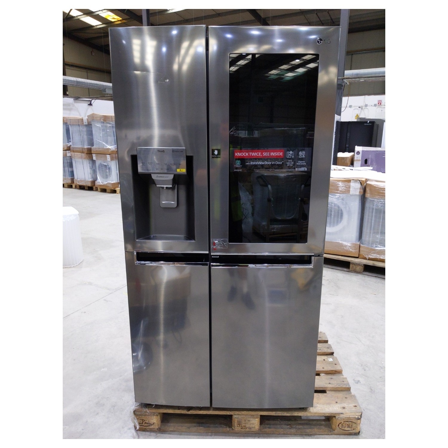 Refurbished LG GSI960PZVV Freestanding 601 Litre Frost Free Mulitdoor
