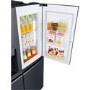 LG GSJ961MTAZ Door In Door Frost Free American Fridge Freezer With Non Plumbed Ice And Water Dispenser - Black