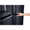 LG GSJ961MTAZ Door In Door Frost Free American Fridge Freezer With Non Plumbed Ice And Water Dispenser - Black