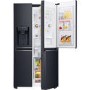 LG GSJ961MTAZ Door In Door Frost Free American Fridge Freezer With Non Plumbed Ice And Water Dispenser - Black