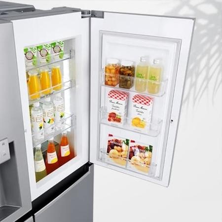 LG GSJ961PZVV Door-in-Door Wifi Connected American Style Fridge Freezer - Shiny Steel