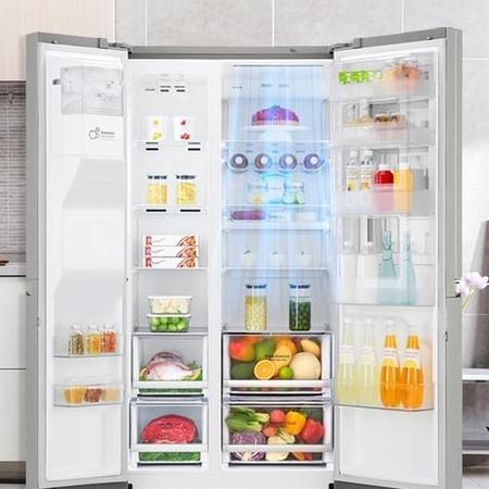 LG GSJ961PZVV Door-in-Door Wifi Connected American Style Fridge Freezer - Shiny Steel