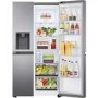 LG NatureFRESH 635 Litre American Fridge Freezer - Dark Graphite