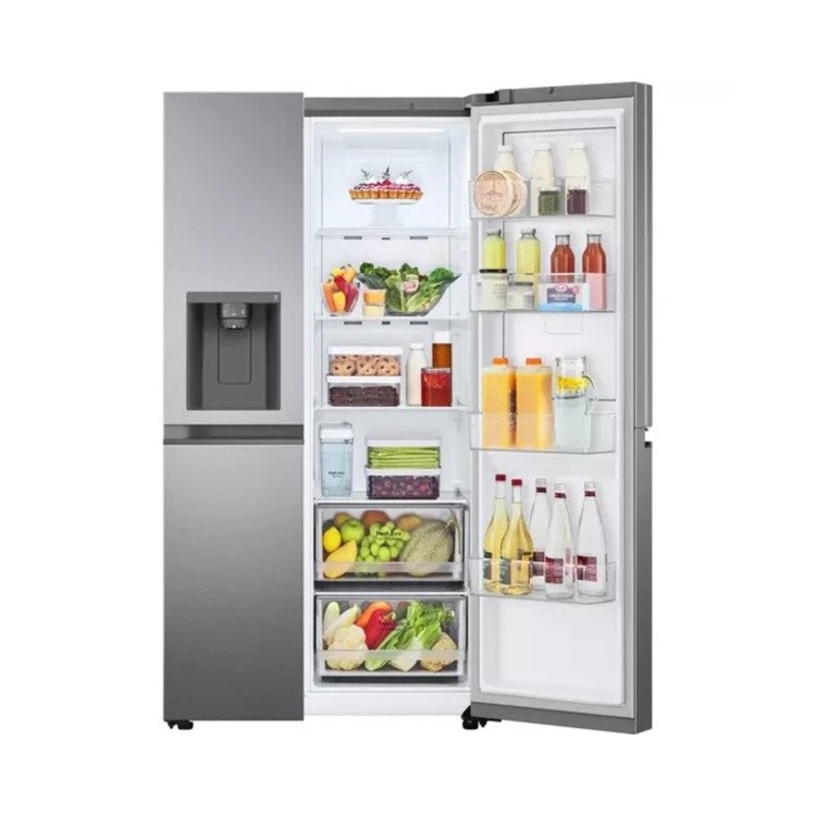LG NatureFRESH 635 Litre American Fridge Freezer - Dark Graphite
