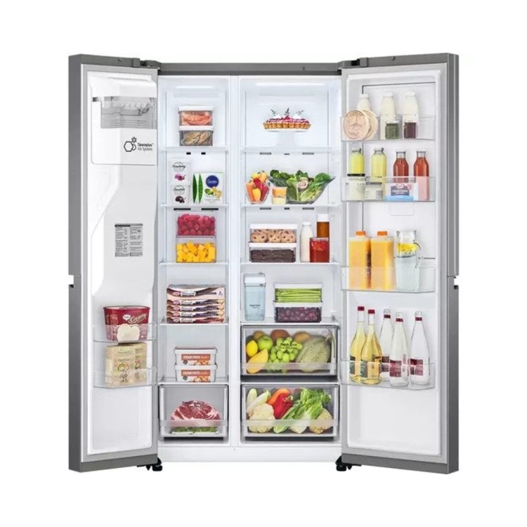 LG NatureFRESH 635 Litre American Fridge Freezer - Dark Graphite