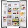 LG NatureFRESH 635 Litre American Fridge Freezer - Dark Graphite
