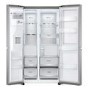 LG 635 Litre Four Door American Fridge Freezer - Steel