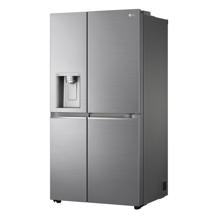 LG 635 Litre Four Door American Fridge Freezer - Steel