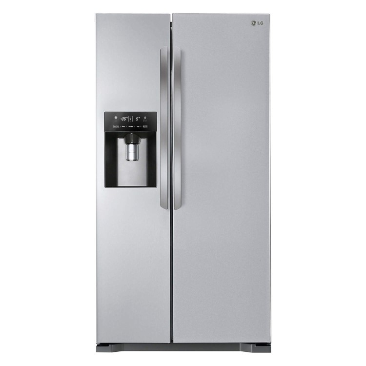 LG GSL325PVQV Basic American Fridge Freezer With Ice And Water Dispenser Silver