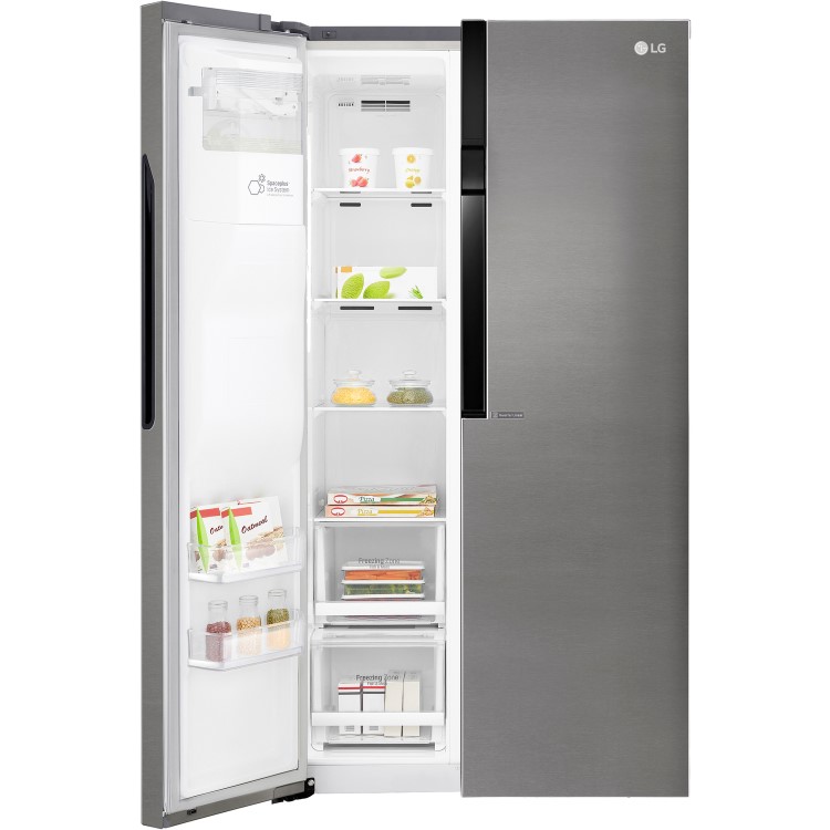 GRADE A2 - LG GSL360ICEZ Side-by-side American Fridge Freezer With Ice And Water - Stainless Steel