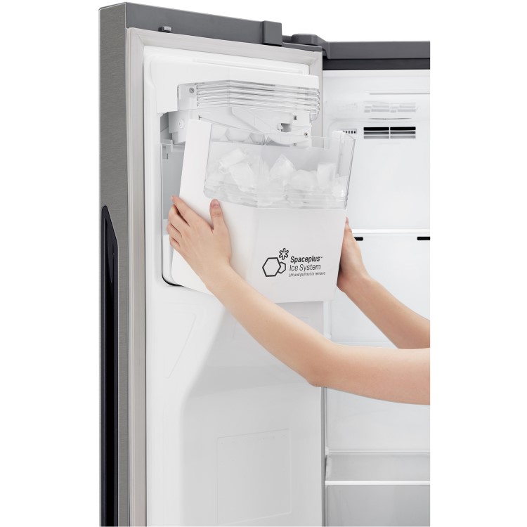 GRADE A2 - LG GSL360ICEZ Side-by-side American Fridge Freezer With Ice And Water - Stainless Steel