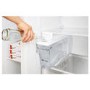 LG GSL461ICEZ Frost Free Side-by-side American Fridge Freezer With Non-plumbed Ice and Water Dispenser - Platinum Steel