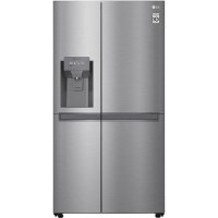 LG Four Door American Fridge Freezer With Ice And Water Dispenser -Shiny Steel Doors