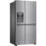 LG Four Door American Fridge Freezer With Ice And Water Dispenser -Shiny Steel Doors