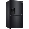LG GSL760MCXV American Style Fridge Freezer With Plumbed Ice &amp; Water - Matte Black