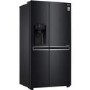 LG GSL760MCXV American Style Fridge Freezer With Plumbed Ice & Water - Matte Black